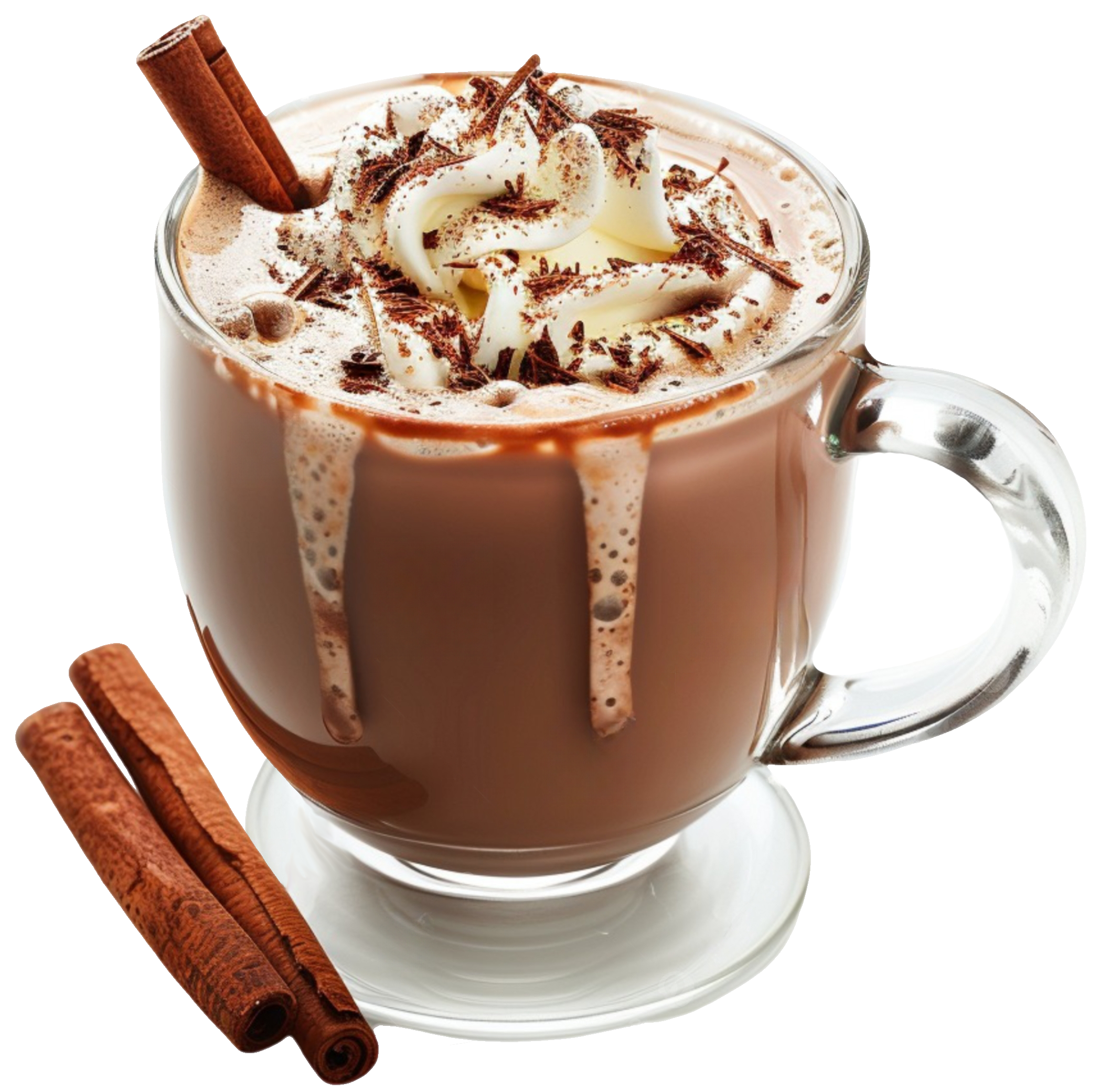 scrumptious image of a delightful cup of hot chocolate